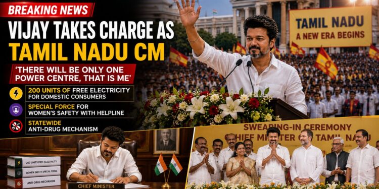 ‘There Will Be Only One Power Centre, That Is Me’: Vijay Takes Charge As Tamil Nadu CM