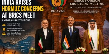India Raises Hormuz Strait Concerns At BRICS Amid Iran-UAE Tensions
