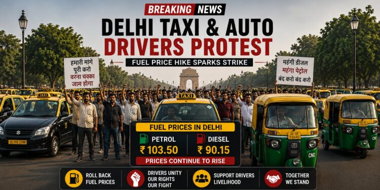 Delhi Taxi And Auto Unions Announce 3-Day Strike Over Fuel Price Hike