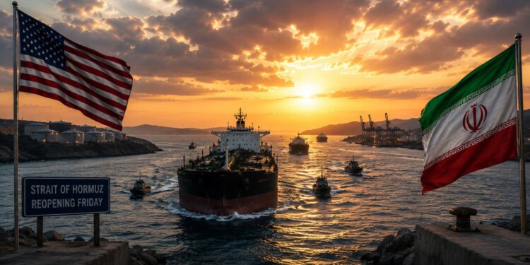 US Iran War Ends: Peace Deal Signed, Hormuz Strait to Reopen Friday