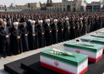 Millions join funeral prayers for late Iranian Supreme Leader at Tehran’s Grand Mosalla