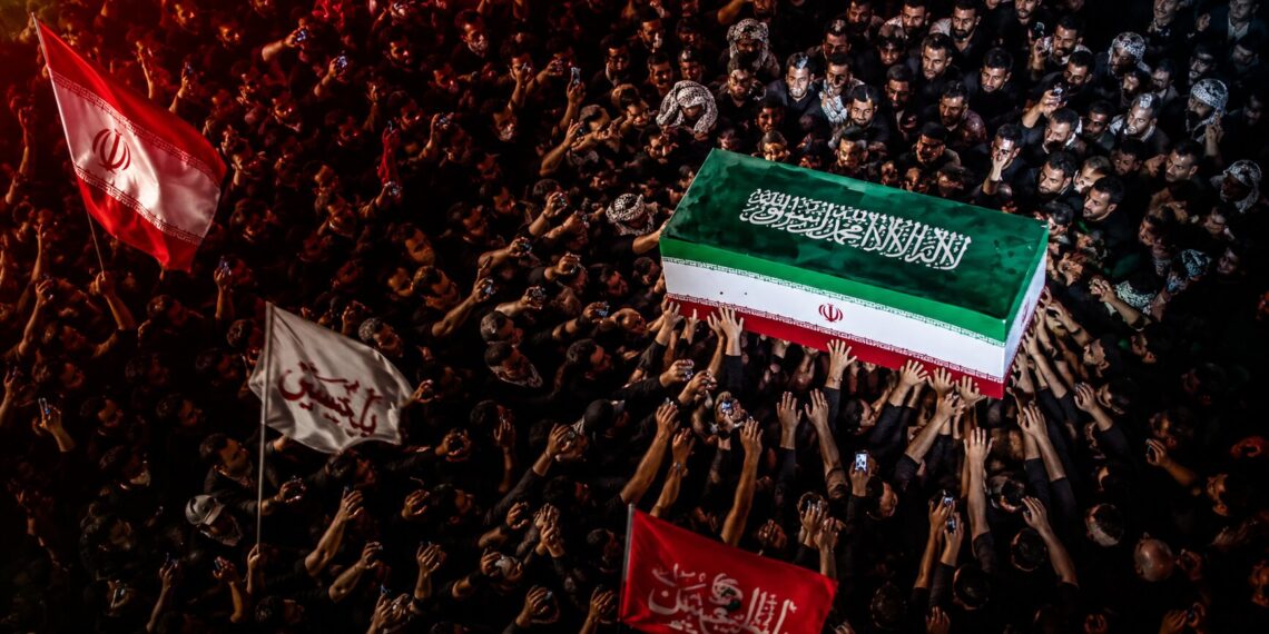 Khamenei funeral Iraq Najaf Karbala procession Mashhad