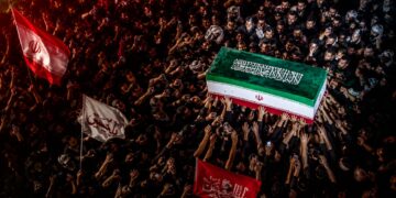Khamenei funeral Iraq Najaf Karbala procession Mashhad